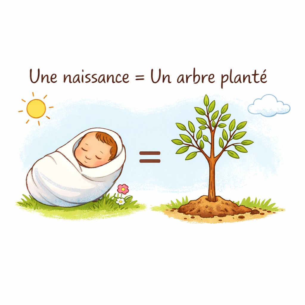 1 arbre = 1 naissance