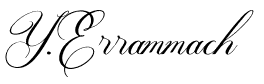 Signature manuscrite de Youssef ERRAMMACH